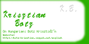 krisztian botz business card